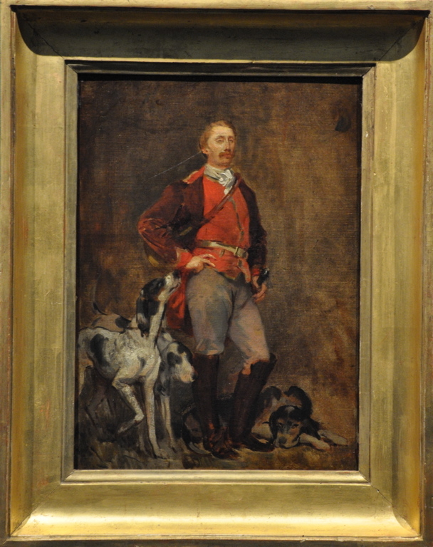 Esquisse pour le portrait en pied du baron de Montesquieu et de Roquefort (1834 - 1908), maître d’équipage du rallye La Brède