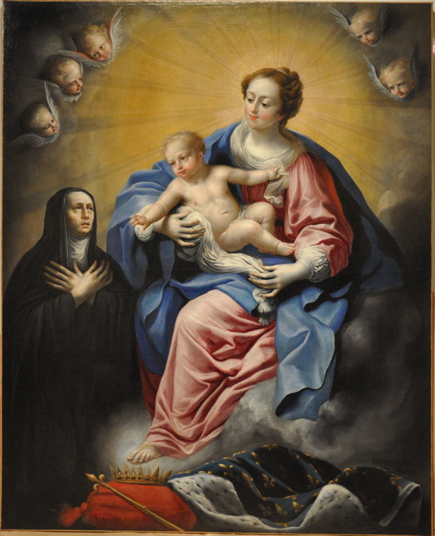 La Vierge présentant l’enfant Jésus à saint Jeanne de France